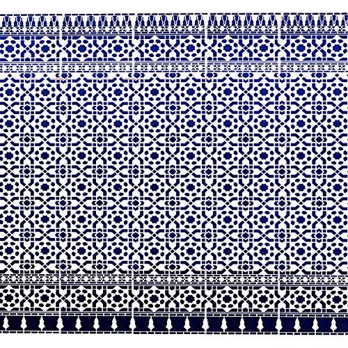 Marokkanische Fliesen Wandfliesen 1 qm bunt Muster 5 | Orientalische Fliese als Wanddekoration im Bad oder Küchenrückwand | Bunte Mosaikfliesen Design als Deko für die Wand im Badezimmer Küche
