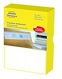 AVERY Zweckform 3442 Frankier-Etiketten (Papier matt, 500 Etiketten, 138 x 48 mm) 1 Pack weiß