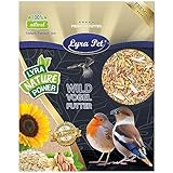 Lyra Pet® | 20 kg Streufutter | Premium Vogelfutter für das Ganze Jahr | Energiereiches Wildvogelfutter | Für Alle Körnerfresser | Mit Vitaminperlen auf Maisbasis | Ideal im Sommer & Winter