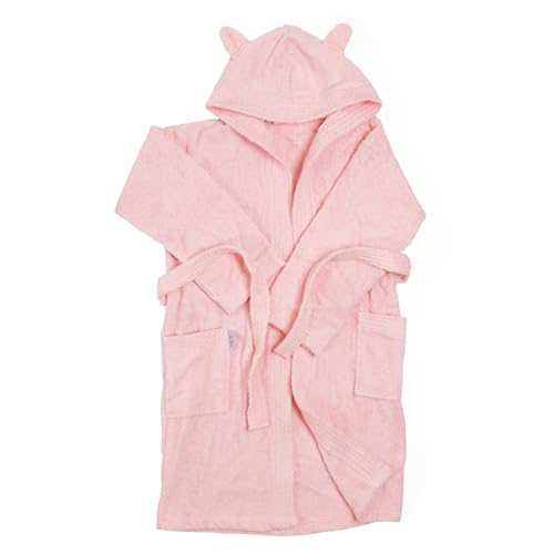 Ti TIN Unisex Kinder 512128 Bademantel, Rosa, 12 Jahre