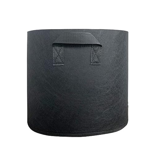 König Design 5X 30L Pflanzsack aus Vlies Stoff - 5er Set 30L Pflanztaschen aus 300 g/m² Filz & Vliesstoff - Pflanzgefäß Pflanzbeutel für Balkon Terrasse Gewächshaus & Garten