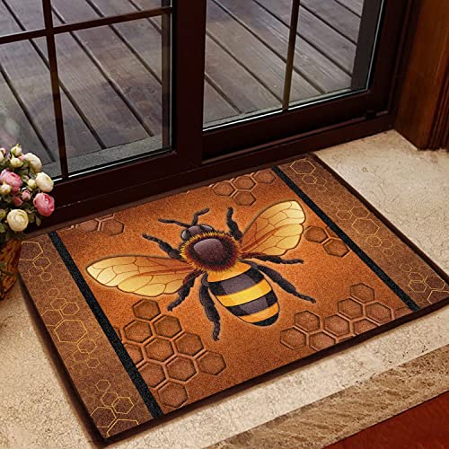 NA Fussmatte Aussen Haustür Erstaunliche Bienen-Fußmatte, Willkommensmatte, Heimdekoration, lustige Fußmatte, Geschenkidee Schlafzimmer deko Wohnzimmer
