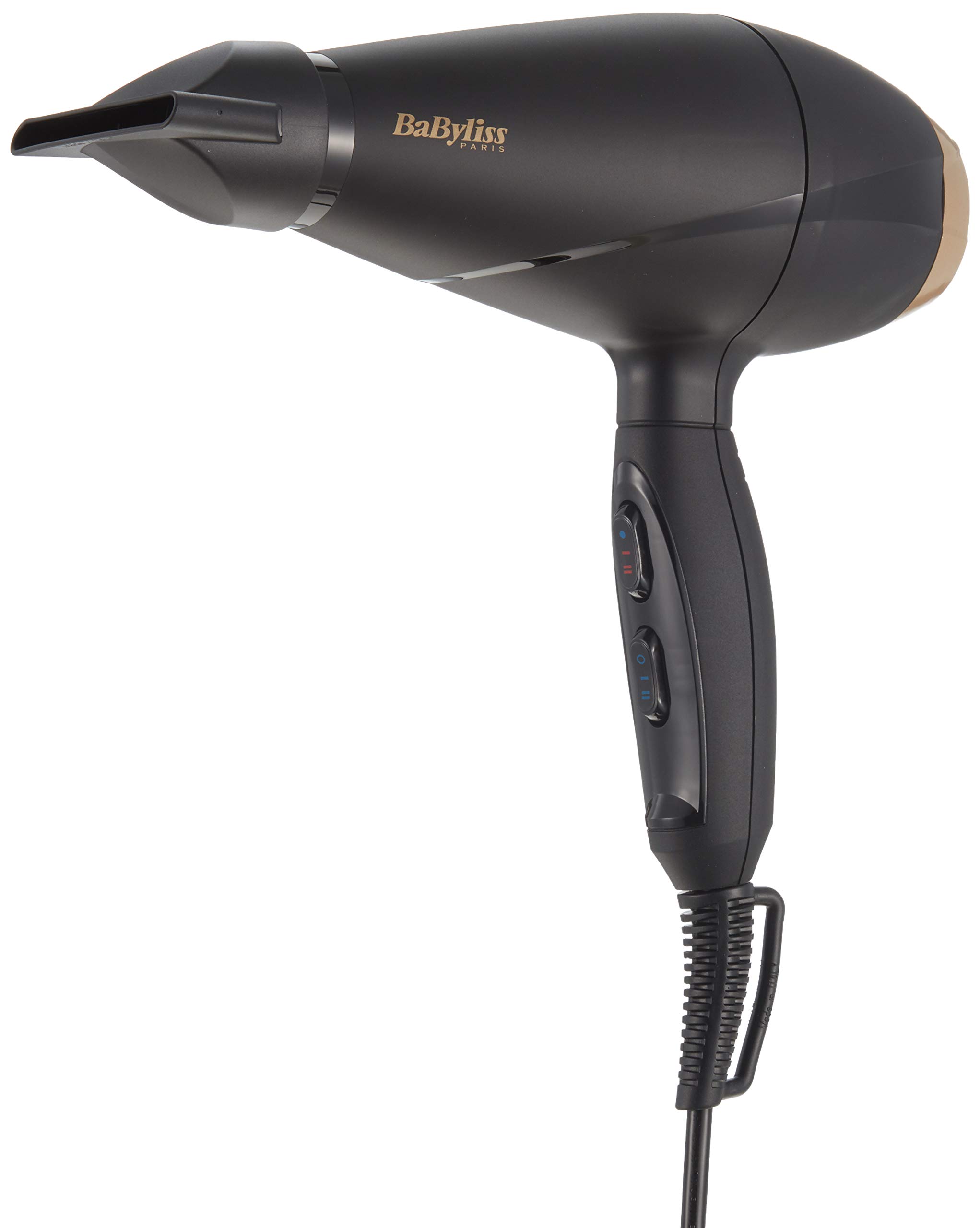 BaByliss 6704E Haartrockner Power Pro 2000, Schwarz, 1 Stück (1er Pack)