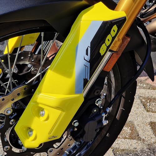 Resin Bike Aufkleber Motorrad Kompatibel Mit Suzuki V-Strom 800 De 2023. Schutz Motorrad Kotflügel Gabel-Protektoren Von Hülle PU Graffi. Aufkleber 3D mit Harz Beschichtet