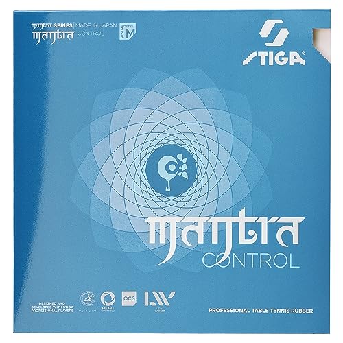 Stiga Tischtennisbelag Mantra Control, Rot, 2.0