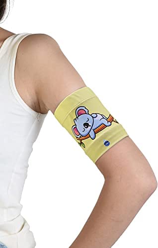 Dia-Band KINDER, Glucose Sensor Schutz Armband Freestyle Libre, Medtronic, Dexcom oder Omnipod – Komfortabel wiederverwendbares Diabetikband. (Junior.XS (17-19 cm))