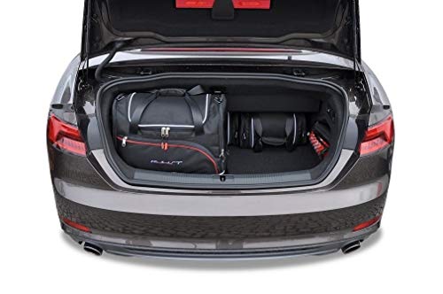 KJUST Dedizierte Kofferraumtaschen 4 STK kompatibel mit Audi A5 Cabrio B9 2017 -