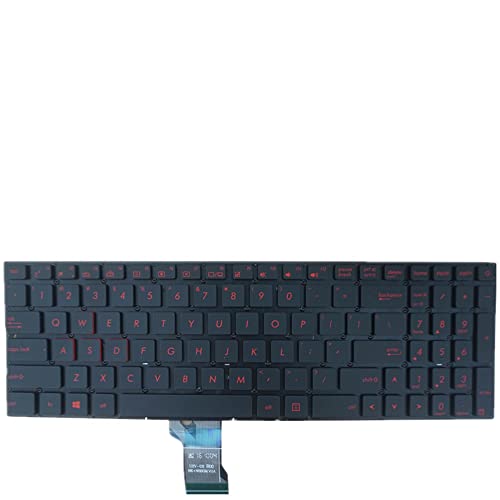 FQ Laptop Tastatur für ASUS GL502 GL502V GL502VS GL502VY GL502VT Schwarz Amerikanische Version