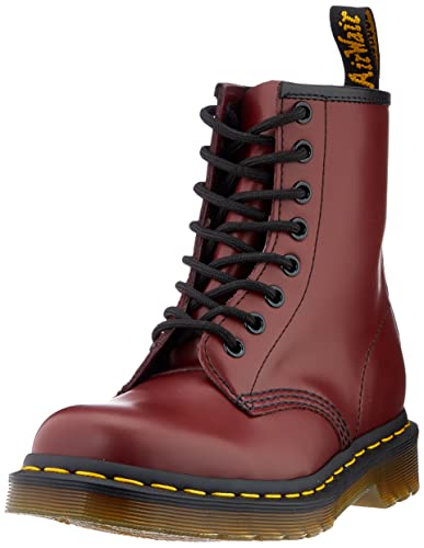 Dr. Martens 1460 Glatt, Erwachsene Unisex Stiefel,, Rot (Cherry Red), 40 EU