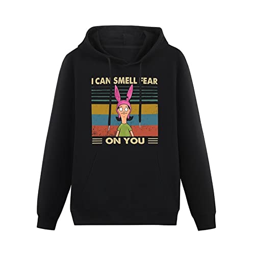 Troki Chengren I Can Smell Fear On You Vintage Shirt Louise Belcher Lovers Shirt Bobs Lovers Burgers Fan Movie Hoody Size XL