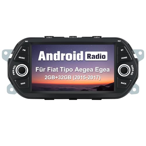 AWESAFE Android 13 Autoradio 7 Zoll Touchscreen für FIAT Tipo Aegea Egea 2015-2017 2GB+32GB mit Navigtion Android Auto Carplay Bluetooth