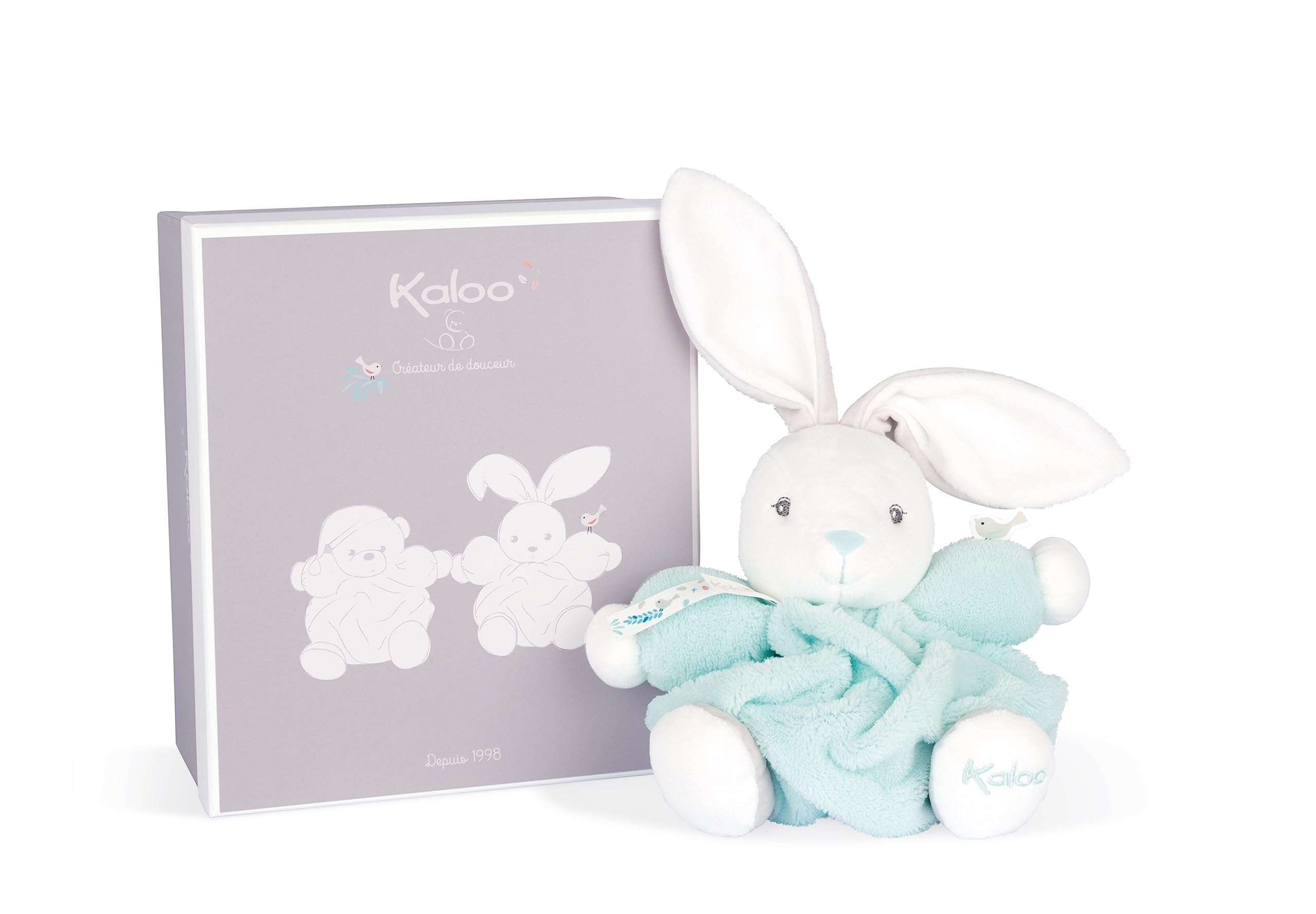 KALOO - Plume - Plüsch Patapouf hase Wasser grün - 18cm