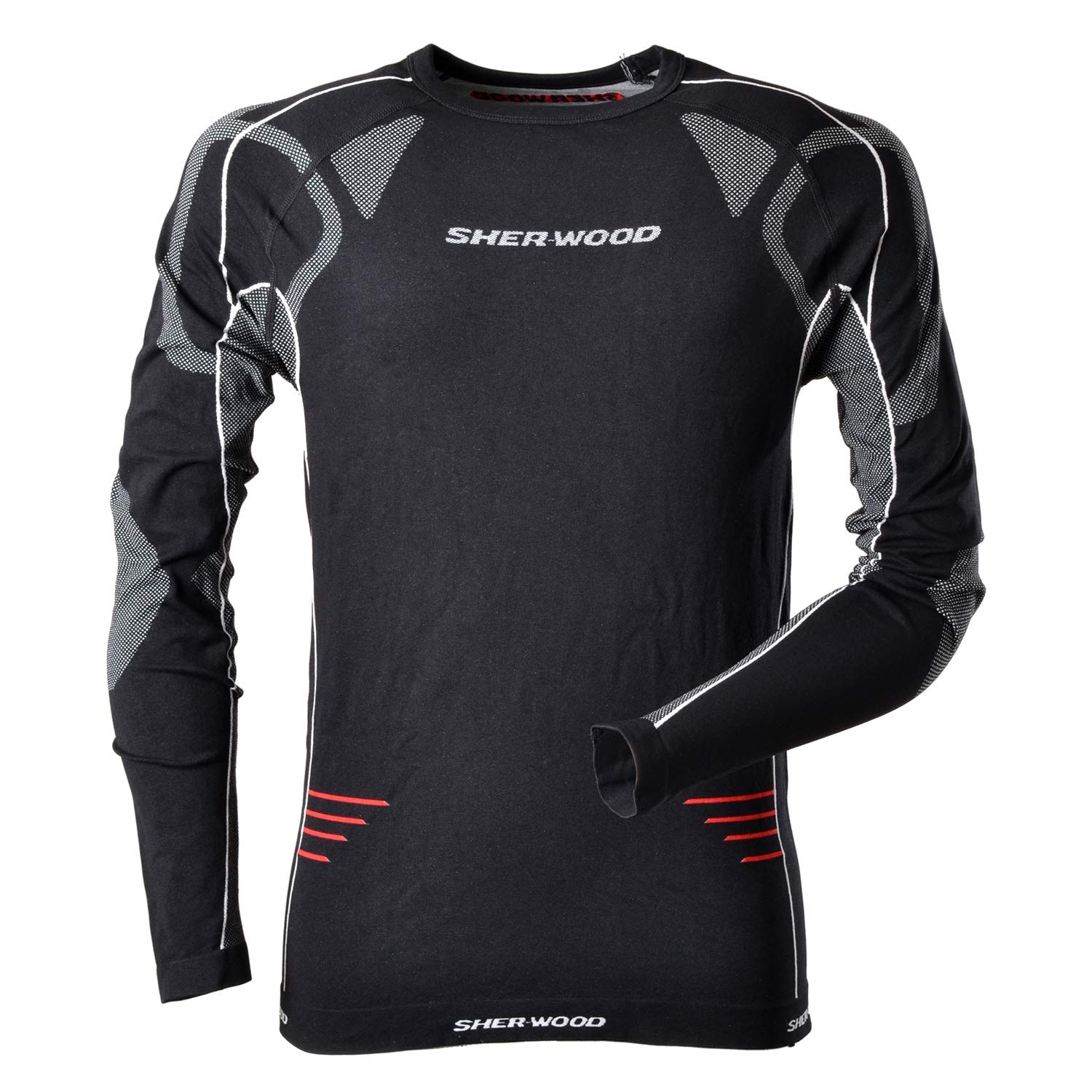 Sherwood Comfort Compression Unterwäsche Trainingsunterwäsche, schwarz, Junior