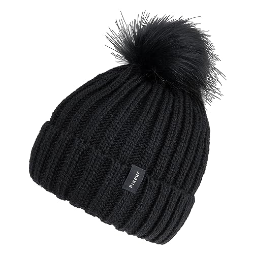 PIKEUR Damen Mütze BEANIE BASIC Sportswear Collection Herbst/Winter 2023/2024