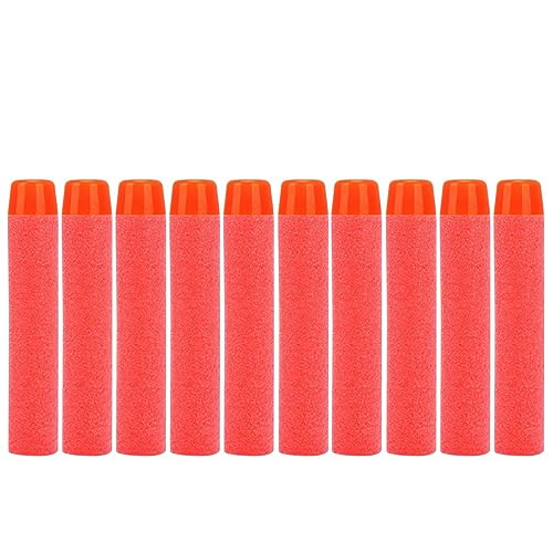 König Design 400 Darts Pfeile für Nerf Zubehör 7.2cm Pfeile Refill Bullets Darts - geeignet für N-Strike/Elite/X- Shot Blasters Spielzeugpistole Dart Blaster Rot