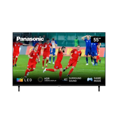 Panasonic TX-55LXW834 139 cm LED Fernseher (55 Zoll, 4K HDR UHD, HCX Processor, Dolby Atmos, Smart TV, Sprachassistent, Bluetooth, HDMI, USB), schwarz
