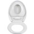 WENKO WC-Sitz »Family«, Thermoplast, oval, mit Softclose-Funktion - weiss