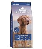 Dehner Premium Hundetrockenfutter Maxi Senior, Ente und Lamm mit Kartoffel, 12.5 kg