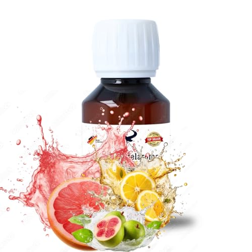 Grapefruit Citrus Guave Konzentrat Drops konzentriertes Aroma Lebensmittelaroma Aroma zum Backen in Lebensmitteln & Getränken, für Diffuser Vernebler Nebelmaschinen Wassersprudler uvm. (100 ml)