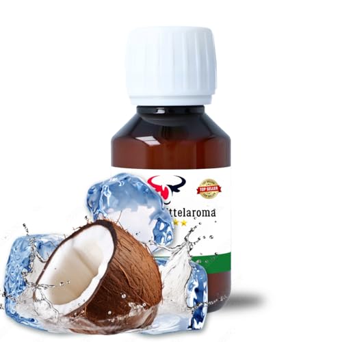 Ice Kokosnuss Konzentrat Drops konzentriertes Aroma Lebensmittelaroma Aroma zum Backen in Lebensmitteln & Getränken, für Diffuser Vernebler Nebelmaschinen Wassersprudler uvm. (100 ml) (100 ml)