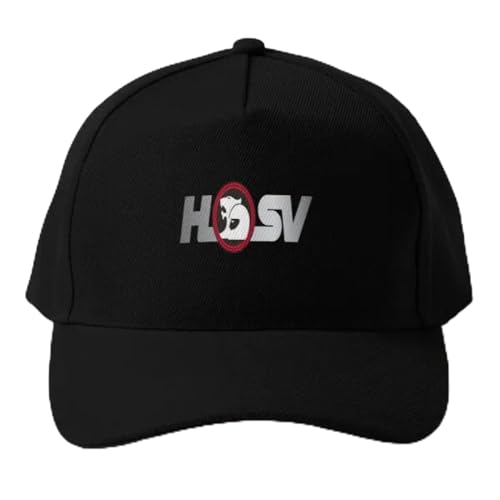 Baseballmütze HSV Logo Baseballmütze Bedruckt Jungen Bonnet Cap Snapback Damen Frühling Herren Schwarz Einfarbig Sport Sommer Fisch