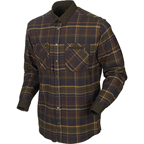 Härkila Pajala Hemd Mellow Brown Check Jagdhemd Jagdshirt (XL)