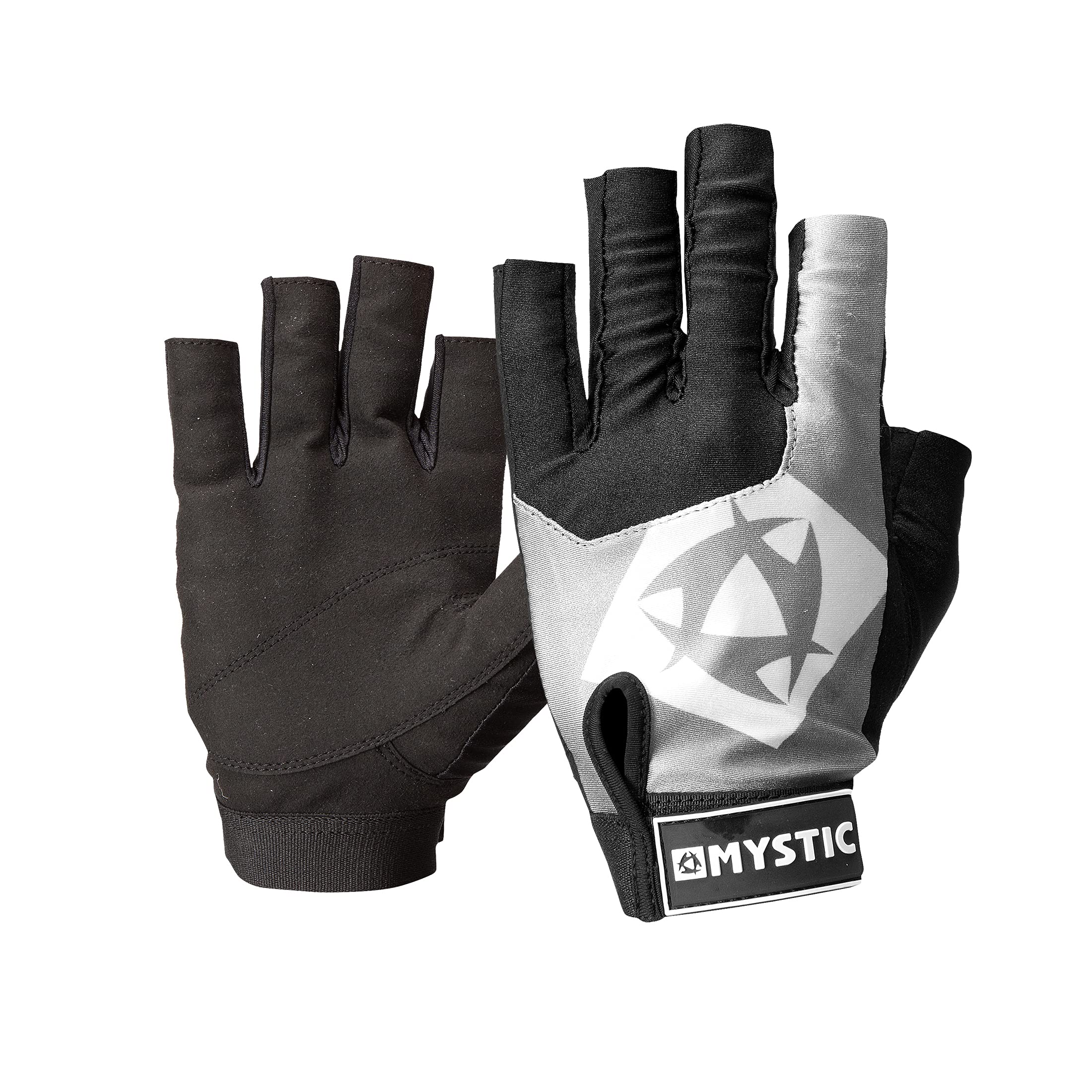 Mystic Watersports - Surf Kitesurf & Windsurfing Rash Kurzfingerhandschuh - Schwarz - Unisex - Klettband - 80% Nylon