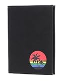 Oxmox Geldbörse New Cryptan RFID Protect Kombibörse Rainbow Palms Black