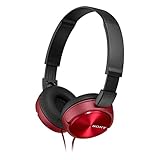 Sony MDR-ZX310 Foldable Headphones - Metallic Red