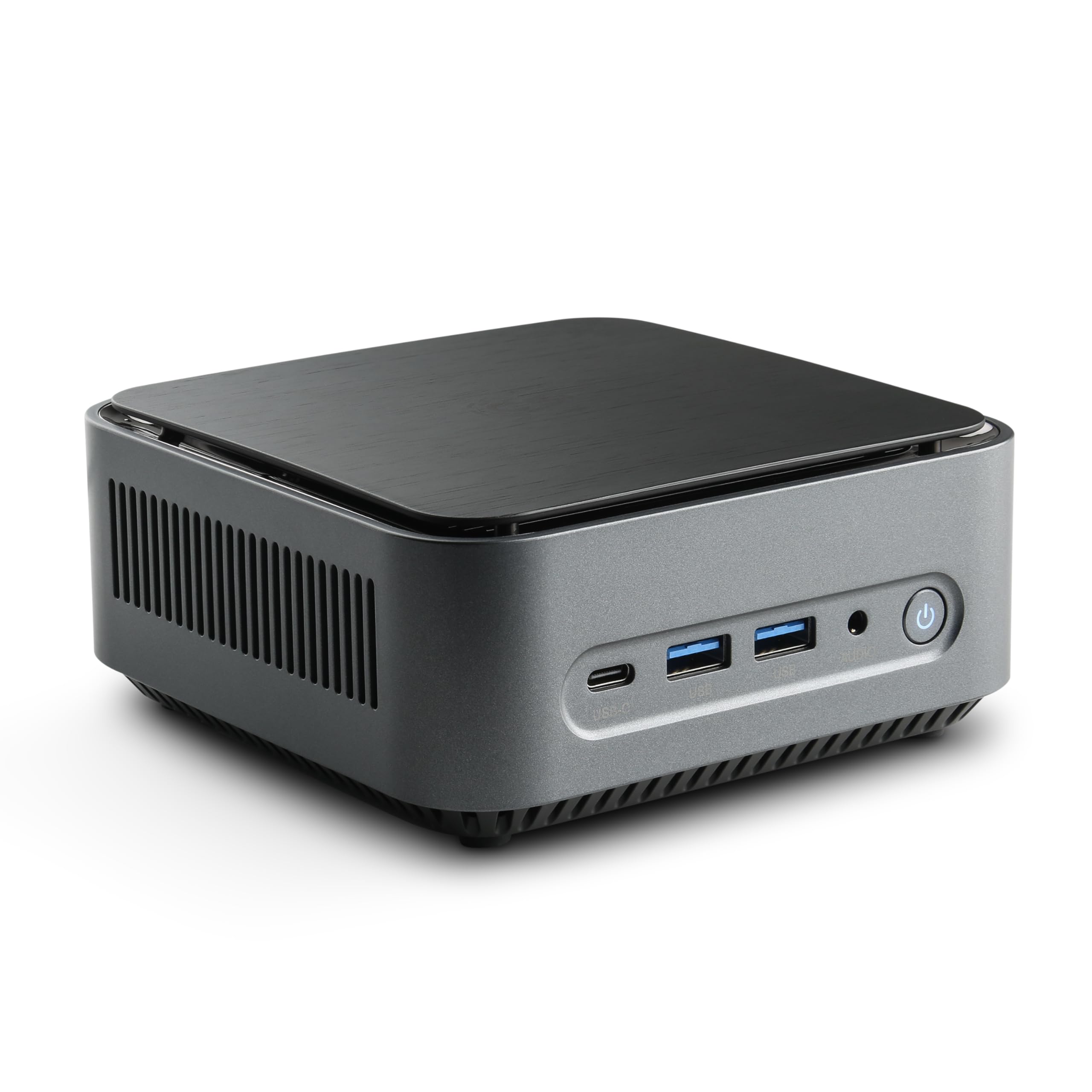 Mini PC CSL Narrow Box Premium Windows 11 Pro lüfterlos, Intel N200 4X 3700 MHz Turbotakt, 500 GB M.2 SSD, 16 GB DDR4-RAM, Intel UHD Grafik, HDMI 2, USB 3.2, BT 5.2, DisplayPort, Dual WLAN