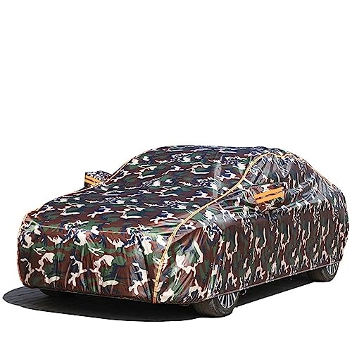 Autoabdeckung Für Hyundai I20, Wasserdicht Kratzfeste, Schützende Vollgarage Für Das Auto Draussen Atmungsaktiv Plane Brauch Mit Reflektierenden Streifen (Color : Camo)