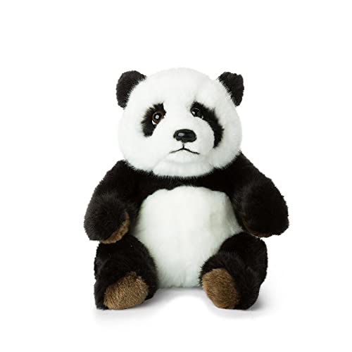 WWF Plüsch Kollektion WWF00542 - Plüschfigur Panda Sitzend 22 cm, Plüschtiere