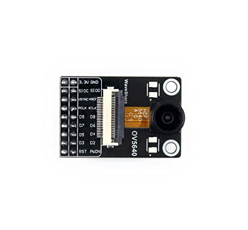 Waveshare 5 Megapixel 4 Resolution 2592x1944 OV5640 Camera Board (B) Fisheye Lens to Achieve 170 Degree Diagonal Camera Module