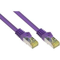 Good Connections Patchkabel mit Cat. 7 Rohkabel S/FTP 10m violett