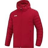 JAKO Unisex Kinder Stadionjakke team Sonstige Jacke, chili rot, 140 EU