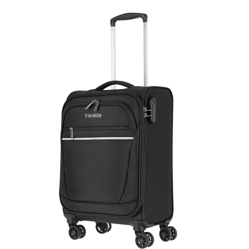 Travelite Cabin Kabinentrolley 2 Rollen 2 Rollen 55 cm 55cm Weichgepäck 31L Schwarz