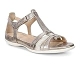 ECCO Damen Flash Sandale, Warm Grey Metallic Moon Rock, 39 EU