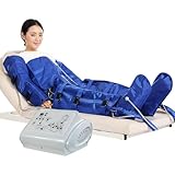 Ganzkörper-Luftkompressionsmassagegerät,Lymphdrainagegerät Zum Abnehmen Des Körpers,Gewichtsverlust,Muskelentspannung Beseitigung Von Müdigkeit,Effektive Pressotherapie,Blue-220V