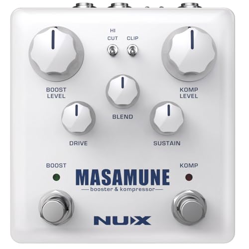 NUX Masamune Gitarren-Analog-Kompressor und Booster Pedal