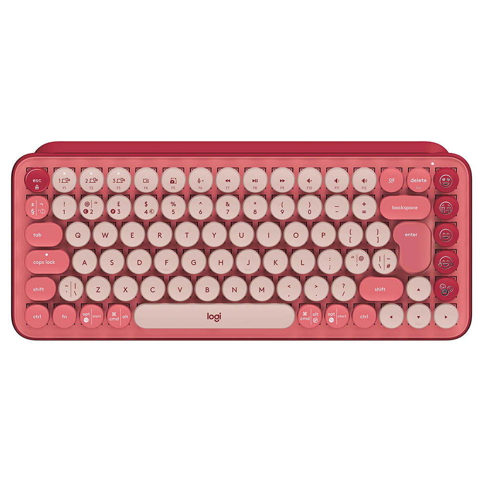 Logitech POP Keys Wireless Mechanical Keyboard - Heartbreaker