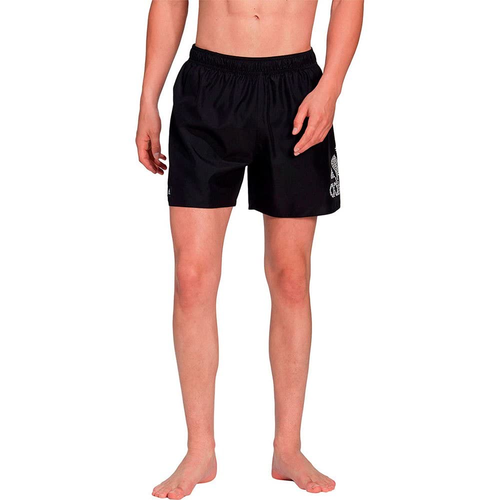 adidas Herren Bos Clx Sl Schwimmanzug, schwarz/weiß, M