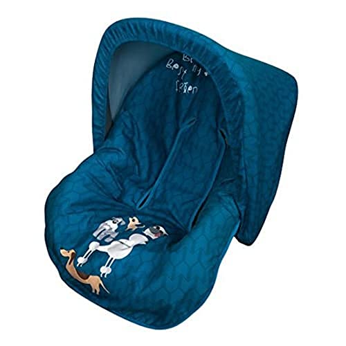 Babyline Dogs Designer Babytragetuch blau