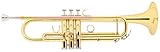 Classic Cantabile TR-30L Bb-Trompete (Schallbecher Messing 123 mm, Mundrohr Goldmessing, Monel-Ventile, Bohrung 11,65 mm)