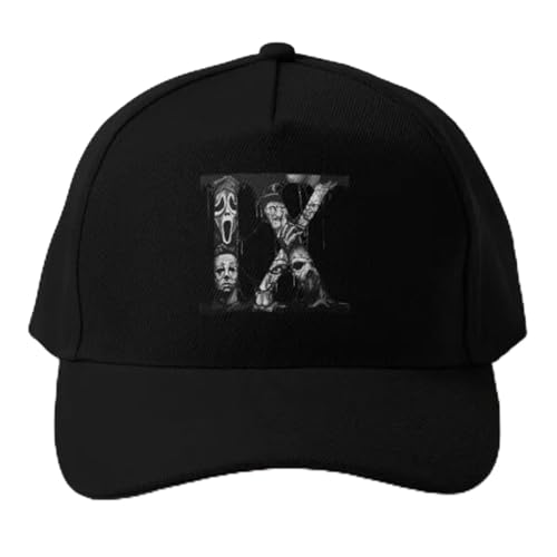 Baseballmütze Ice Nine Kills Baseballmütze Sommermütze Herren Damen Frühling Sport Outdoor Cap Einfarbige Kappe Bedruckt Schwarz Sonne