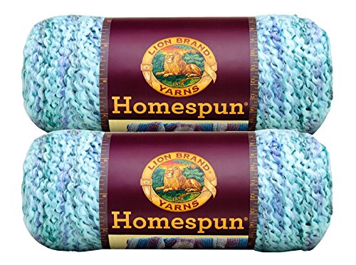 Bulk Buy: Lion Brand Homespun Garn (2er-Pack) (Waterfall #790-329)