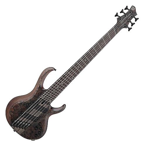 Ibanez Bass Workshop BTB806MS Transparent Gray Flat 6-String Electric Bass Guitar with Soft Case