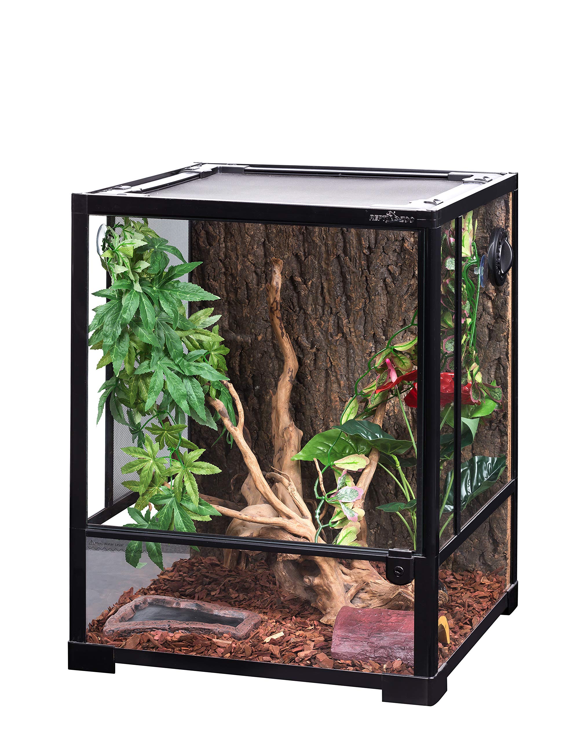 ReptiZoo Glas-Terrarium 45x45x60 cm mit Schwenktüre, zerlegbar - verschickbar! RK0110NS (ohne Inhalt