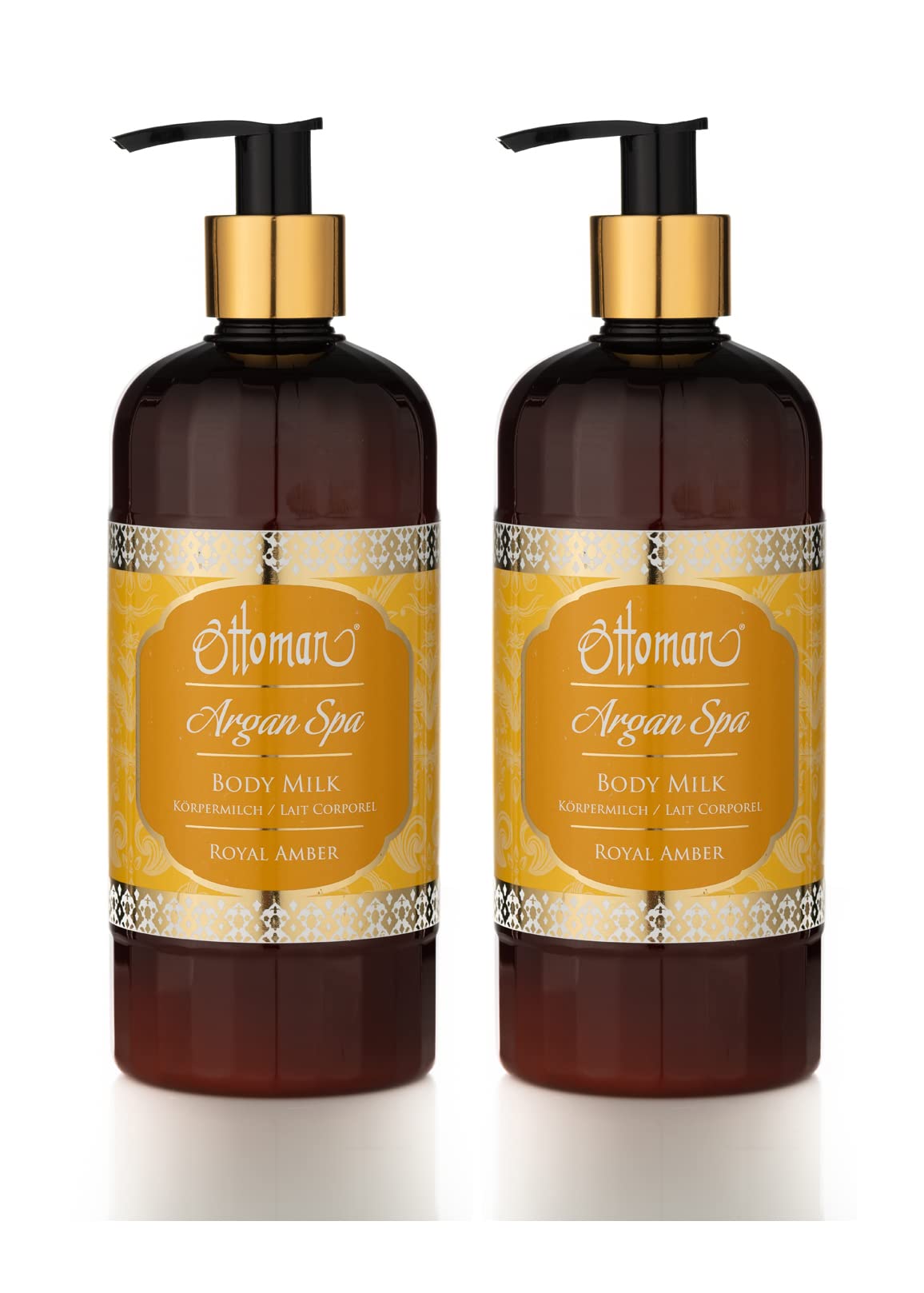 Ottoman Argan Spa Körpermilch, Royal Amber, Set (2 x 400 ml)