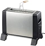 Rosenstein & Söhne Vertikal Grill: Vertikaler Infrarot-Tischgrill mit 24 x 18 cm Grillfläche & 1.000 Watt (Infrarotgrill)