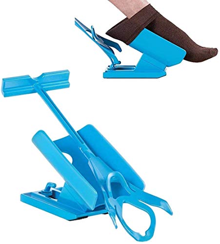 Flexible Sockenhilfe, Easy On/Easy Off Wear Schiebesocken-Extraktor-Kit, Handicap-Extraktionsassistent